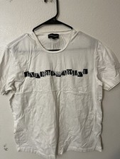 Camiseta masculina de algodão branca Emporio Armani gola redonda, tamanho grande comprar usado  Enviando para Brazil