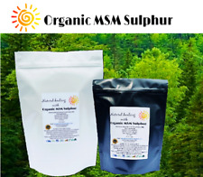MSM Organic Sulphur 99.9% puro Artrite Cabelo Pele destilada 4x flocos de cristal comprar usado  Enviando para Brazil