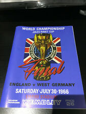 1966 cup programme for sale  WETHERBY
