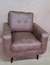 Armchair aurora leather for sale  STOCKPORT