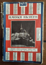 1953 hachette almanac d'occasion  Expédié en Belgium