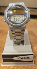 CASIO MOON GRAPH WATCH GMW-60 prata resina FEITO NO JAPÃO vintage 1985 comprar usado  Enviando para Brazil