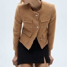 Mango camel cropped for sale  NEWCASTLE UPON TYNE