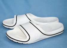 CROCS Crocband Sandały wsuwane Męskie Rozmiar 9 Białe Czarne Wsuwane Wodoodporne na sprzedaż  Wysyłka do Poland