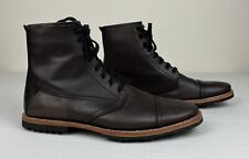 Botas masculinas Timberland Boot Co Bardstown biqueira de couro marrom tamanho 10 muito bom estado raro comprar usado  Enviando para Brazil