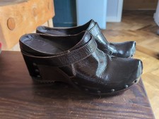 Clarks brown patent for sale  BROSELEY