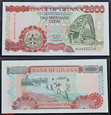 Ghana billet banque d'occasion  Saint-Jean-de-Sauves