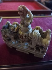 Vintage chinese soapstone for sale  LANCING