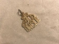 Usado, BELO PRESENTE OURO AMARELO 14KT "#1 TIO" 1,1 GRAMAS. comprar usado  Enviando para Brazil