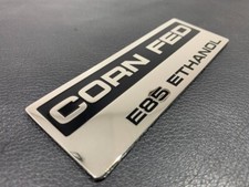 Emblema de metal emblema alimentado por milho - E85 - Logotipo etanol (5 x 1,7") comprar usado  Enviando para Brazil