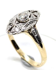 Diamantring gold 585 gebraucht kaufen  Burg