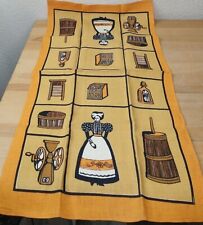 Vtg tea towel for sale  Barstow