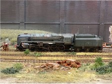 Locomotiva calibre OO fortemente enferrujada e desgastada classe BR 2-10-0 9F. Ref S7 comprar usado  Enviando para Brazil