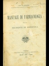Manuale farmacologia libri usato Manuale farmacologia libri usato  Italia