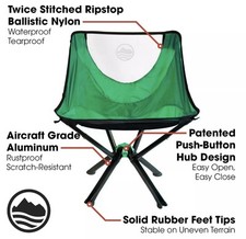 Silla portátil CLIQ sillas de camping - una pequeña silla portátil plegable que  segunda mano  Embacar hacia Mexico