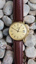 Vintage Omega Cal. Relógio automático masculino mostrador dourado 1010 1978 comprar usado  Enviando para Brazil