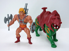 MOTU, Comemorativo HE-MAN & BATTLE CAT, Masters of the Universe, 100% completo, Lote comprar usado  Enviando para Brazil