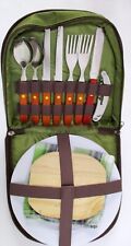 KIT DE TALHERES DE ACAMPAMENTO Conjunto Organizador de Talheres Utensílio Piquenique 13 Brilhante Ao Ar Livre comprar usado  Enviando para Brazil