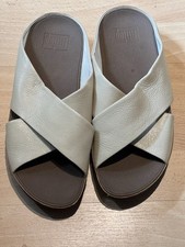 ivory wedge flip flops for sale  SHEFFIELD
