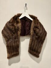 Mink fur shawl for sale  EPSOM