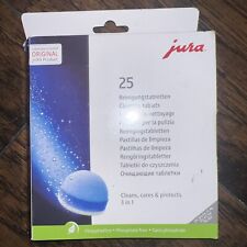 Comprimidos de limpeza trifásicos Jura 25045 para todas as máquinas de café expresso 25 unidades, usado comprar usado  Enviando para Brazil