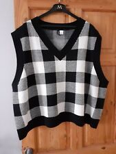 black white h m sweater for sale  SWANSEA