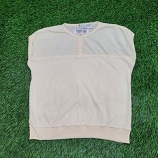 Regata Feminina Vintage Anos 90 Palm-Harbour Henley Pequena 18x22 Amarela, usado comprar usado  Enviando para Brazil