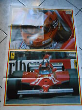 Poster gilles villeneuve usato  Torino