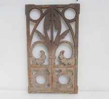 Grelha de ferro vitoriana tampa de ventilação antiga Art Nouveau francesa 16,5"x9" comprar usado  Enviando para Brazil