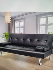 Sofa bed faux for sale Sofa bed faux for sale  NEW MALDEN