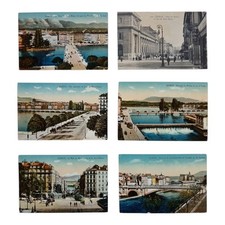 Cartoline antiche vintage usato  Roma
