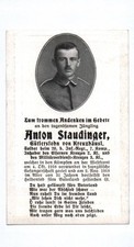 Sterbebild kreuzhäusl soldat gebraucht kaufen  Neugersdorf