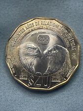 20 PESOS MEXICO DOSCIENTOS AÑOS DE RELACIONES DIPLOMÁTICAS 1822/2022 segunda mano  Embacar hacia Mexico