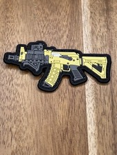 AK47 PVC Patch Hook Loop Airsoft Tactical Morale Assault Rifle Dynamics comprar usado  Enviando para Brazil
