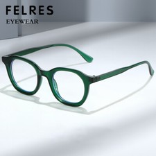 Usado, Óculos ovais anti luz azul masculino feminino clássico armação completa armação de óculos novo comprar usado  Enviando para Brazil