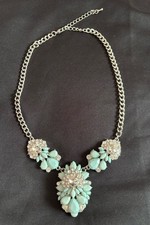 Silver statement necklace for sale  SLOUGH