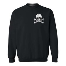 Distressed skull crossbones for sale  USA