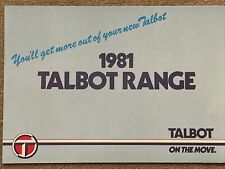 Talbot 1981 car for sale  KENDAL