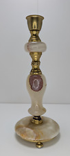 Ancien bougeoir onyx d'occasion  Latour-de-France