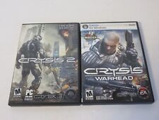 LOTE DE JOGOS CRYSIS WARHEAD & 2 EDIÇÃO LIMITADA PC DVD WIN 2 comprar usado  Enviando para Brazil