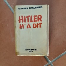 Rauschning hitler dit d'occasion  Lyon I