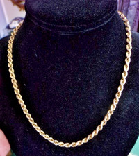 9ct gold. rope for sale  LEEDS