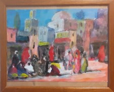 Tableau ancien orientaliste d'occasion  Le Teil