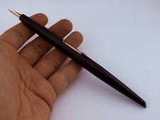 Linda caneta-tinteiro rara vintage inglesa Waterman's caneta-tinteiro - ouro 14 quilates nova na caixa comprar usado  Enviando para Brazil