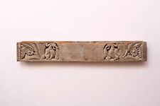 Painel de parede antigo feixe de lintel de madeira arquitetura vintage escultura pavão pássaro comprar usado  Enviando para Brazil