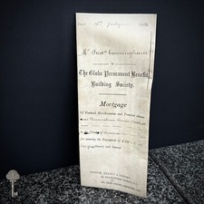 Antique 1886 mortgage for sale  STREET