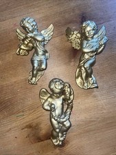Vintage chalkware cherubs for sale  NUNEATON