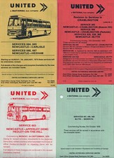 United bus timetable for sale  FAKENHAM