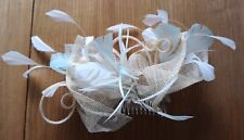 Ladies beige fascinator for sale  NEWCASTLE EMLYN