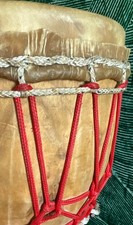 Djembe kuhfell aufgenäht gebraucht kaufen  Grafenau